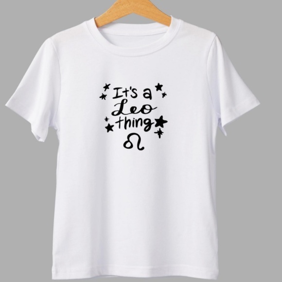 Astrological sign Leo Graphic Tee - Fluent Sarcasm - Picture 1 of 6